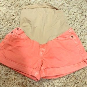 Coral maternity shorts by sanctuary